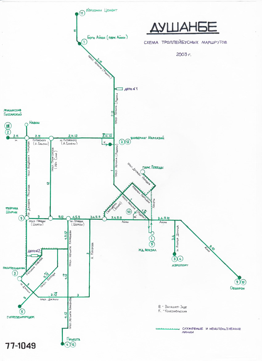 Douchanbé — Maps