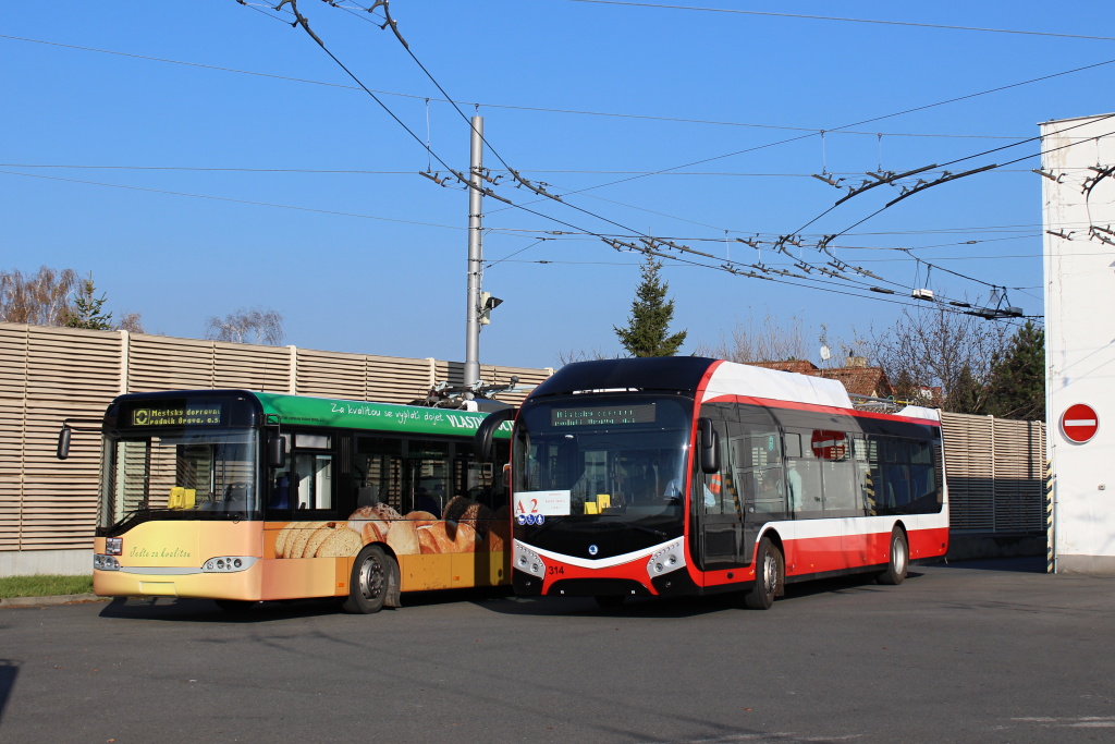 Opava, Škoda 32Tr SOR № 314; Opava — 35 years in service — Bid farewell to trolleybuses 14Tr(M) / 35 let s Vami — symbolické rozlouceni s trolejbusy 14Tr(M)