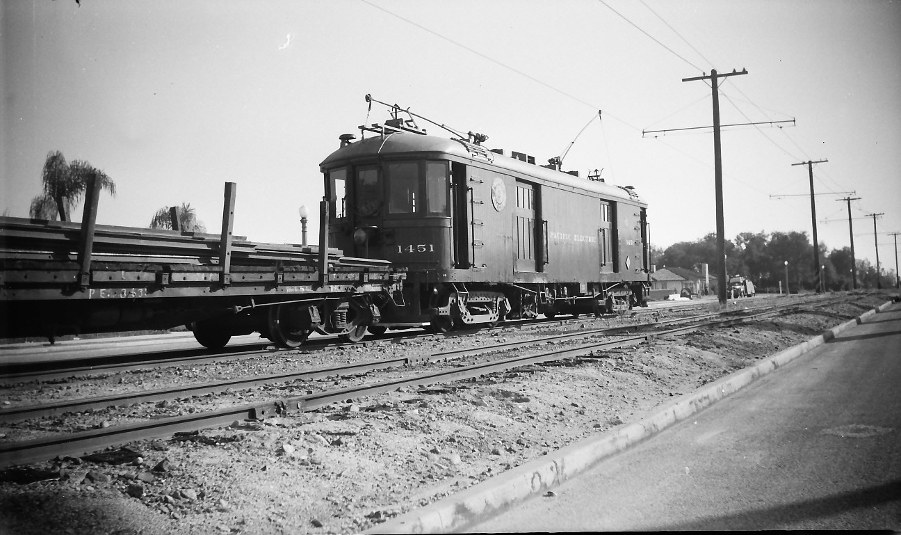 Los Angeles, Pacific Electric 4-axle motor car Nr. 1451; Los Angeles — Lines and Stations