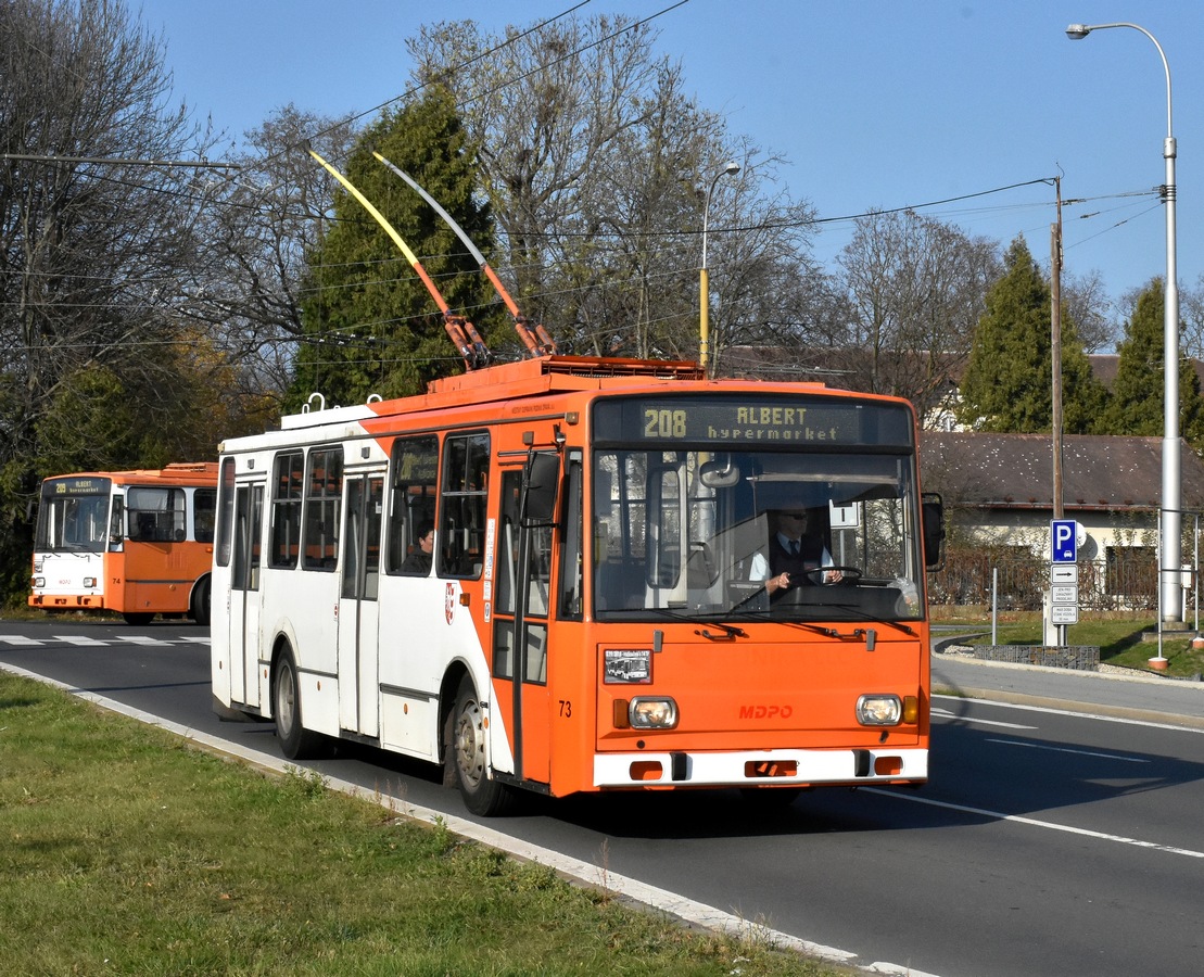 Opawa, Škoda 14Tr17/6M Nr 73; Opawa — 35 years in service — Bid farewell to trolleybuses 14Tr(M) / 35 let s Vami — symbolické rozlouceni s trolejbusy 14Tr(M)