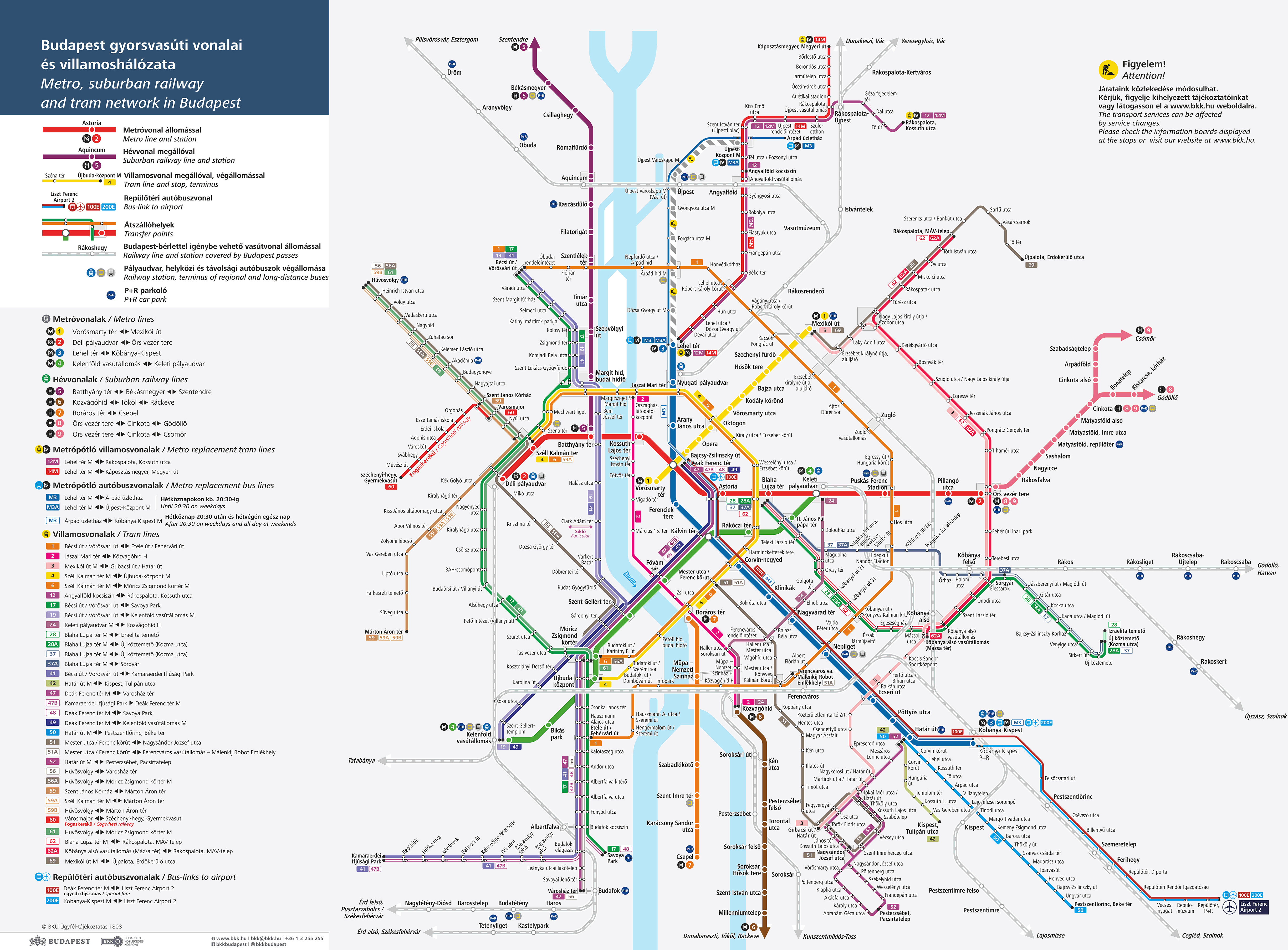 Budapesta — Maps