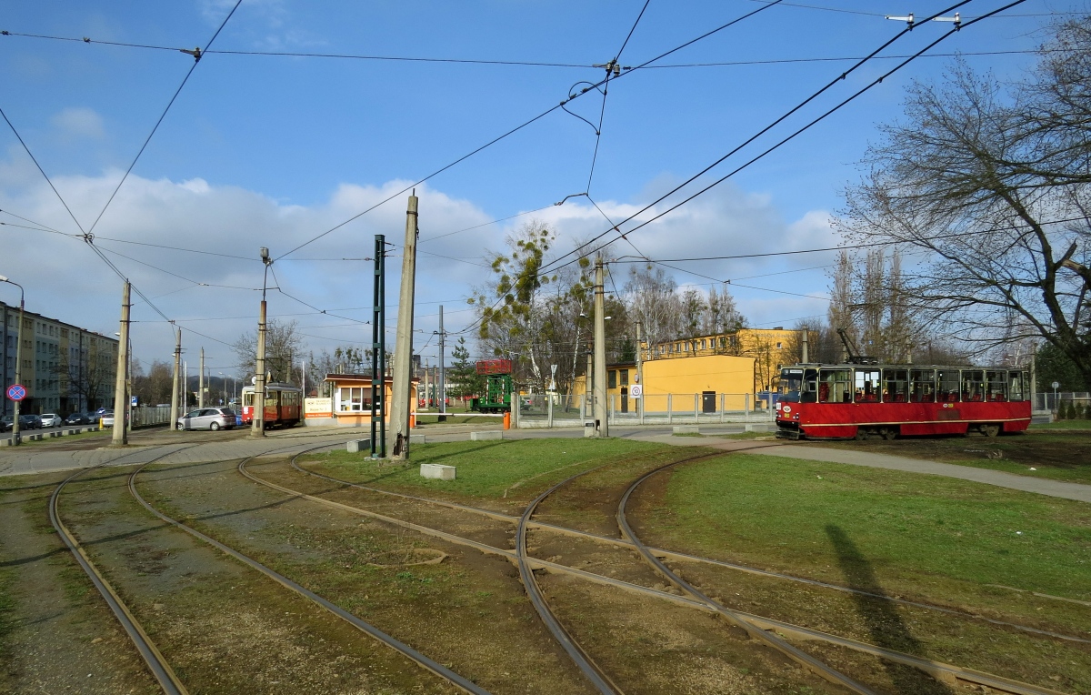 Силезские трамваи, Konstal 105Na № 620; Силезские трамваи — Трамвайные линии и инфраструктура