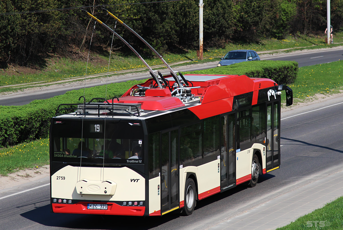 Вильнюс, Solaris Trollino IV 12 Škoda № 2759