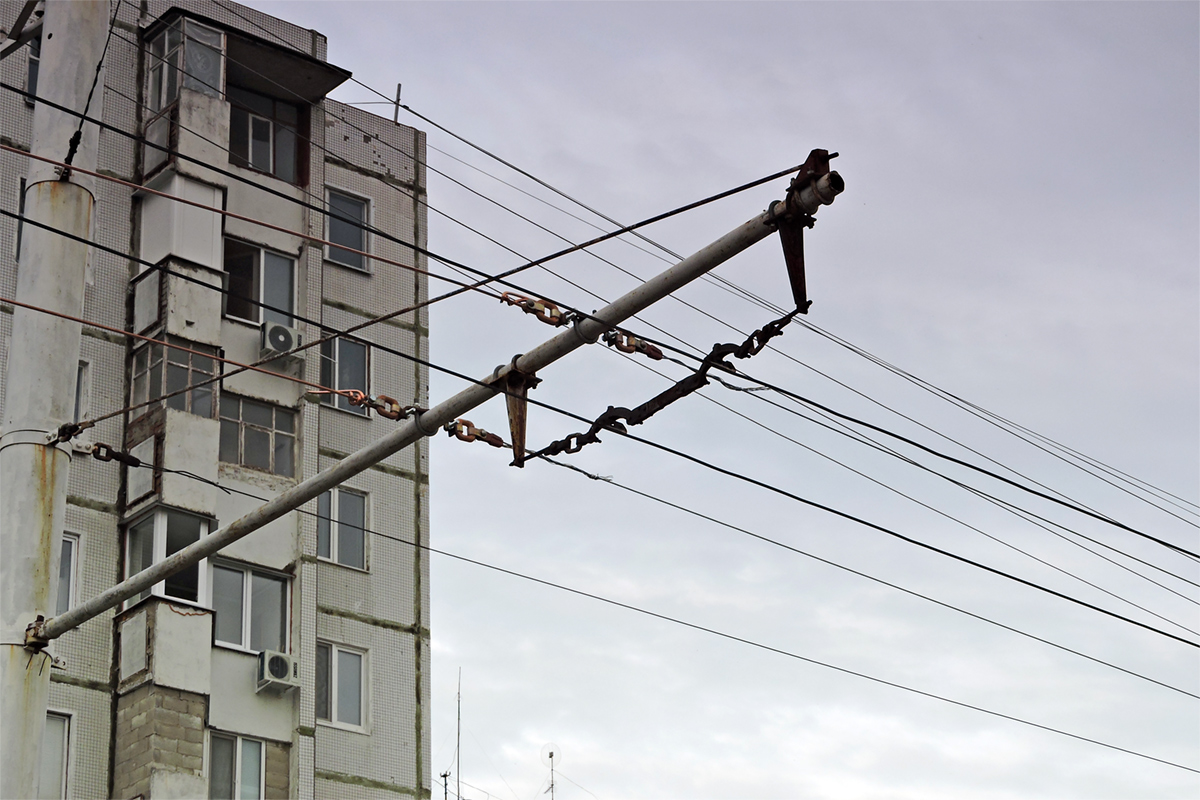 Bender — Construction of a trolleybus line on the streets of Leningradskaya and Matsnev