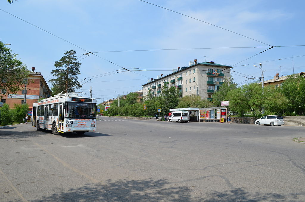 Chita, Trolza-5275.07 “Optima” # 266; Chita — Trolleybus Lines and Infrastructure