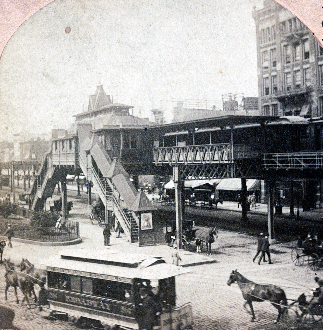 Нью-Йорк — Исторические фотографии — метрополитен; Нью-Йорк — Исторические фотографии — трамвай