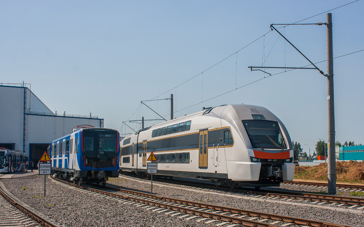 მინსკი — Metro — Vehicles; Fanipal — Open day at the Stadler Minsk factory — 08.06.2019