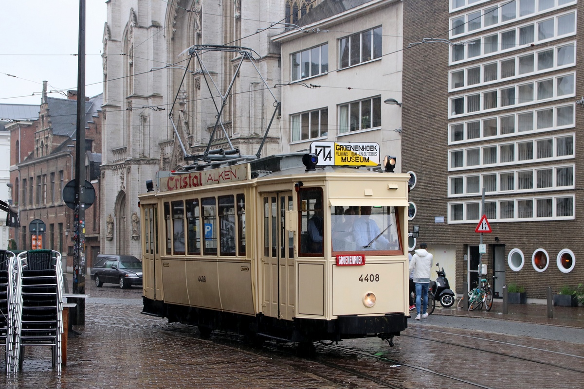 Антверпен, CGTA 2-axle motor car № 4408; Антверпен — Возобновление работы трамвайного музея (15/06/2019)