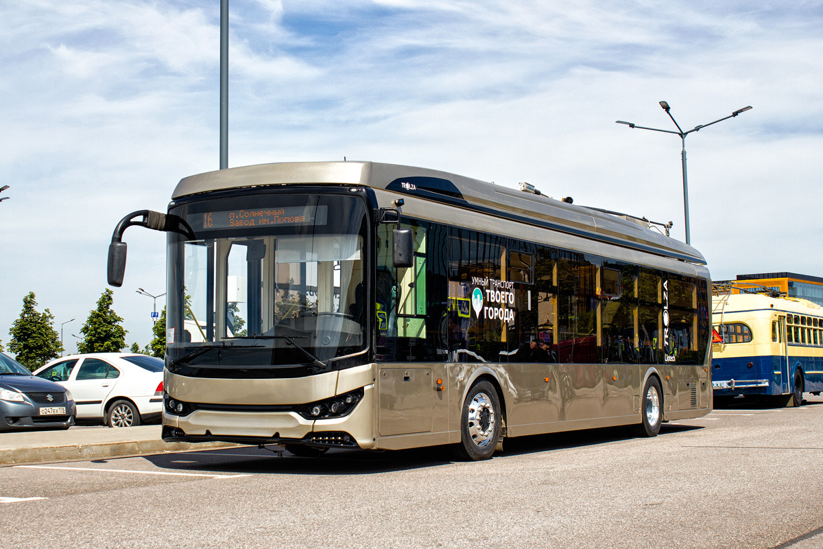 Санкт-Петербург, Тролза-5265.08 «Мегаполис» № 3001; Санкт-Петербург — IV Международный инновационный форум пассажирского транспорта «SmartTRANSPORT»