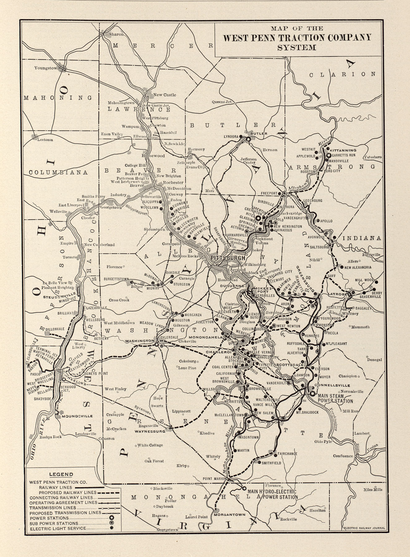Western Pennsylvania — Maps