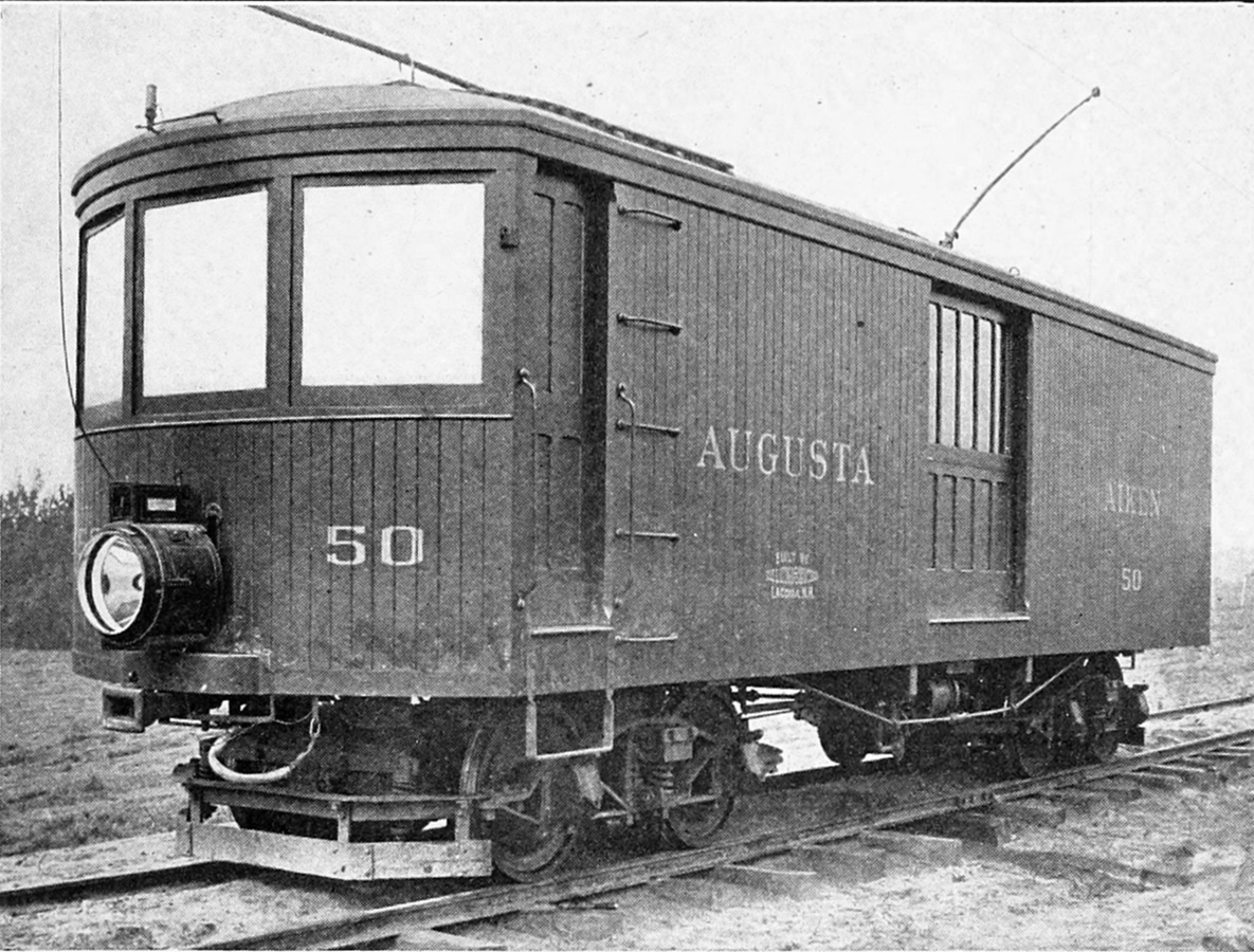 Augusta, GA, Laconia 4-axle motor car Nr. 50