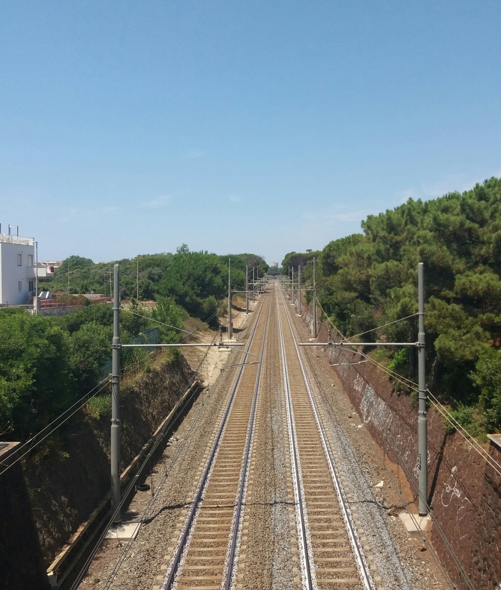 Roma — Railway “Roma Lido”