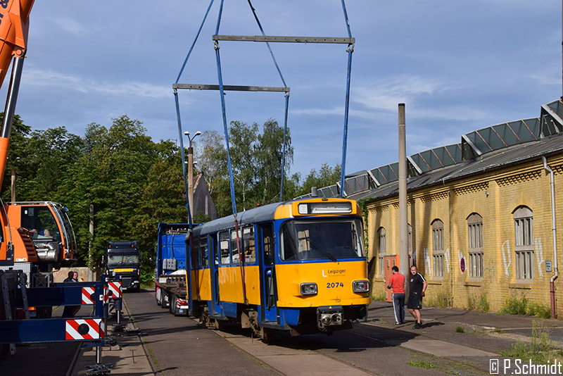 Leipzig, Tatra T4D-M2 № 2074; Leipzig — Handover of Tatra trams to Ukraine