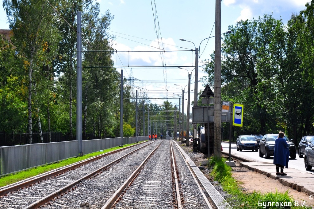 Saint-Petersburg — Track repairs
