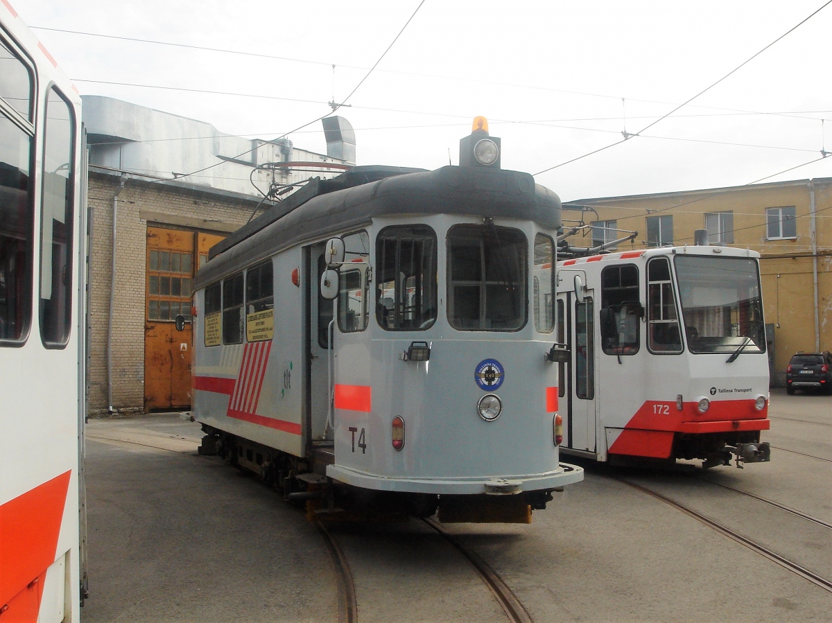 Tallinn, Trammitrust 2-axle motor car č. Т-4