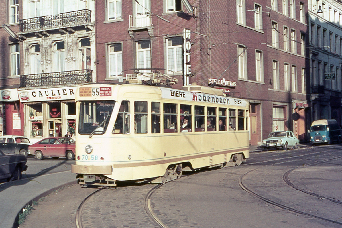 Brussels, BN PCC series 7000 № 7058; Brussels — Old photos MIVB / STIB