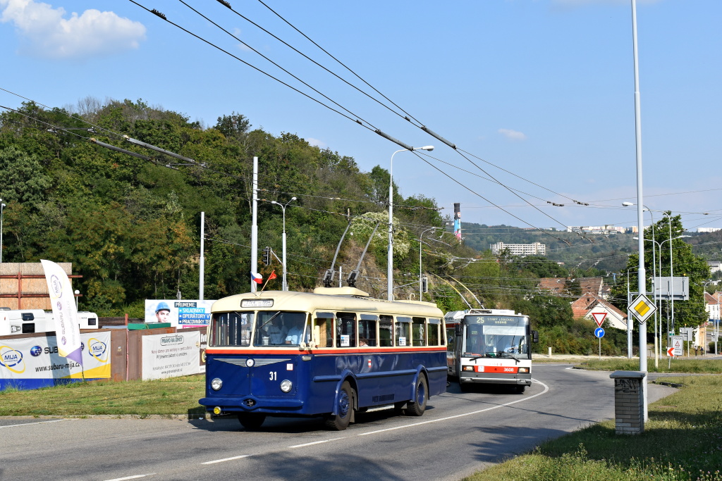 Брно, Škoda 7Tr4 № 31; Брно — Streetparty 150 — празднование 150-летия городского транспорта в г. Брно