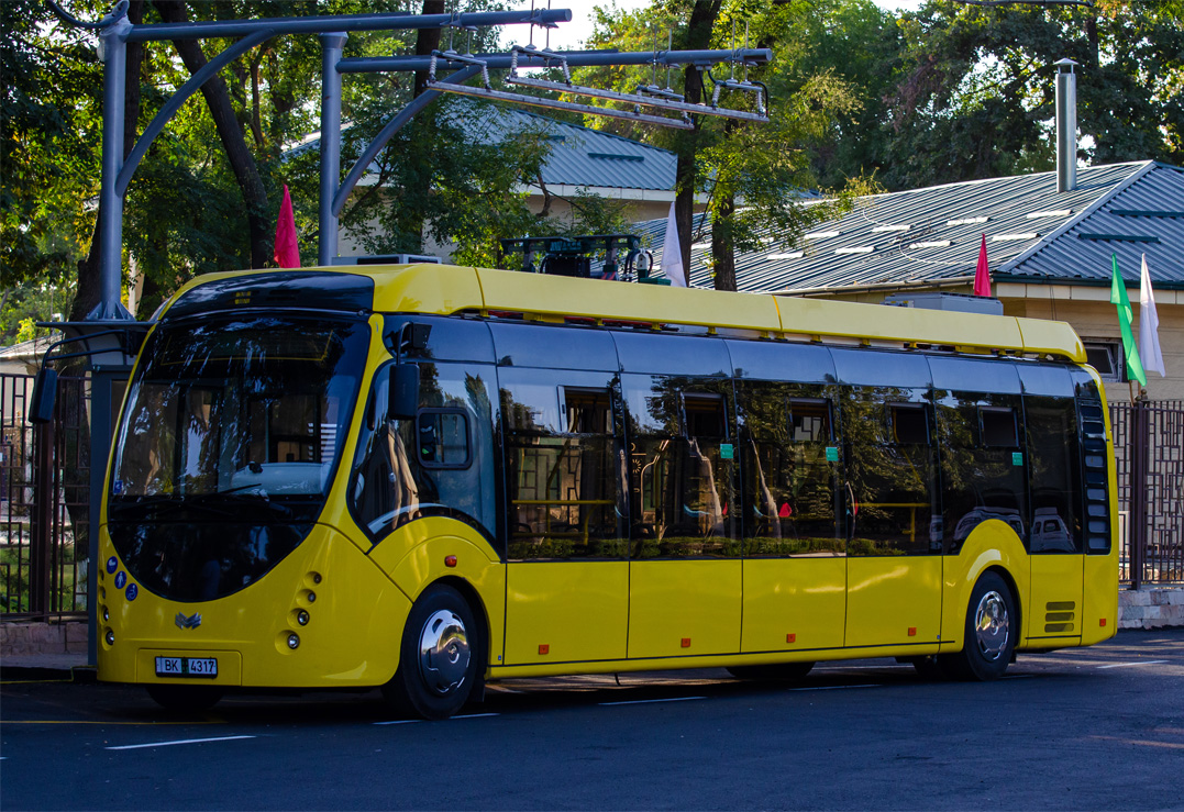 Taskent, BKM E420 Vitovt Electro — б/н (1); Taskent — Electric bus testing; Taskent — Main stations