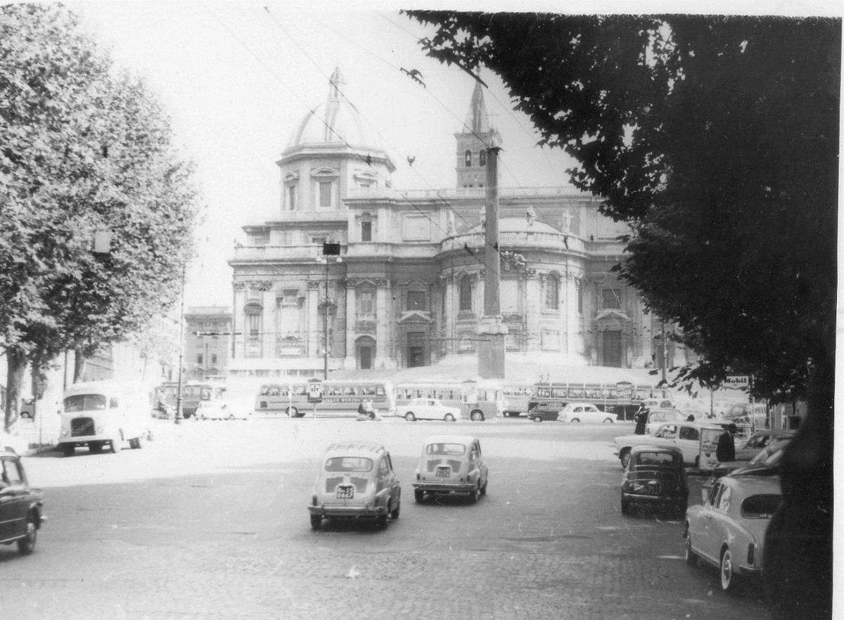 Rzym — Old photos; Rzym — Trolleybus: Lines and Infrastructure