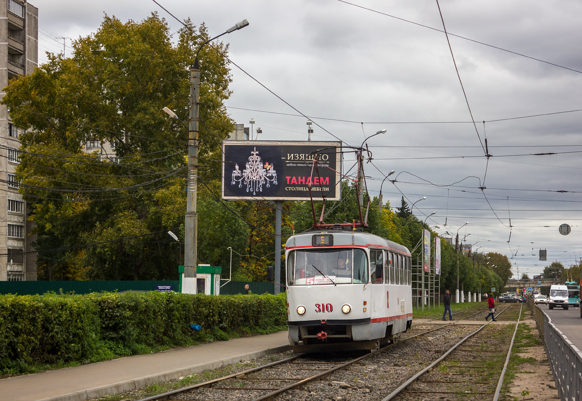 Tver, Tatra T3SU Nr 310; Tver — Streetcar lines: Moskovsky District