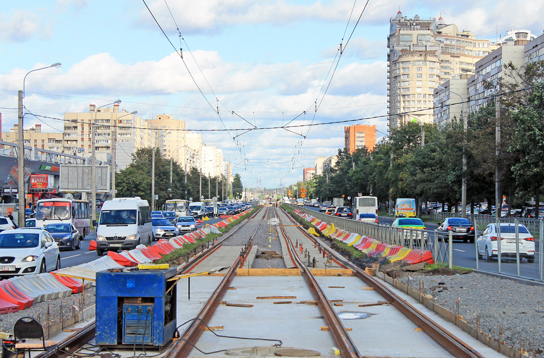 Saint-Petersburg — Track repairs