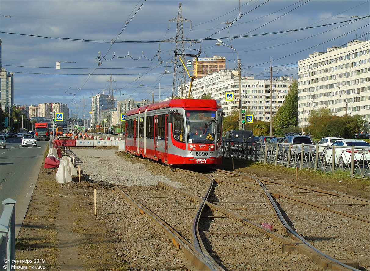 Санкт-Петербург, 71-631-02.02 № 5220; Санкт-Петербург — Конечные станции и разворотные кольца; Санкт-Петербург — Ремонты
