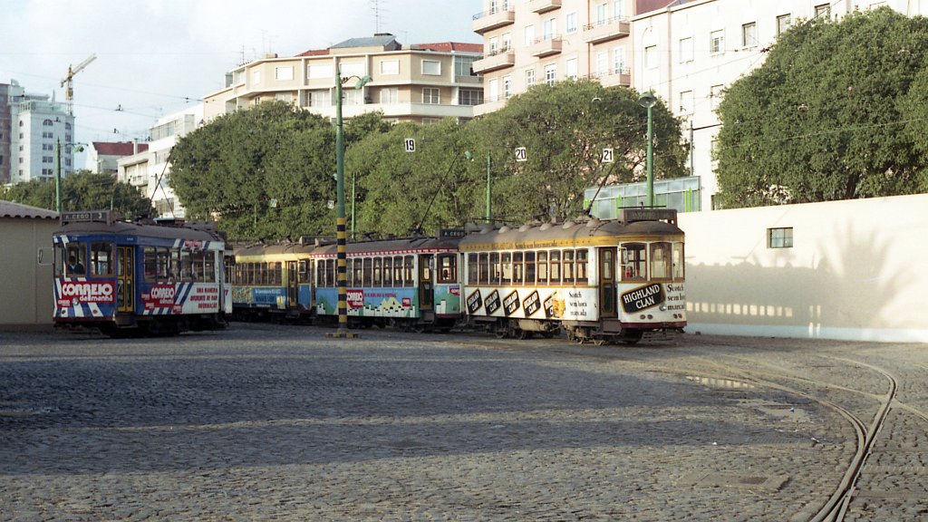 Лиссабон — Трамвай — Estação de Arco do Cego (закрытое депо)
