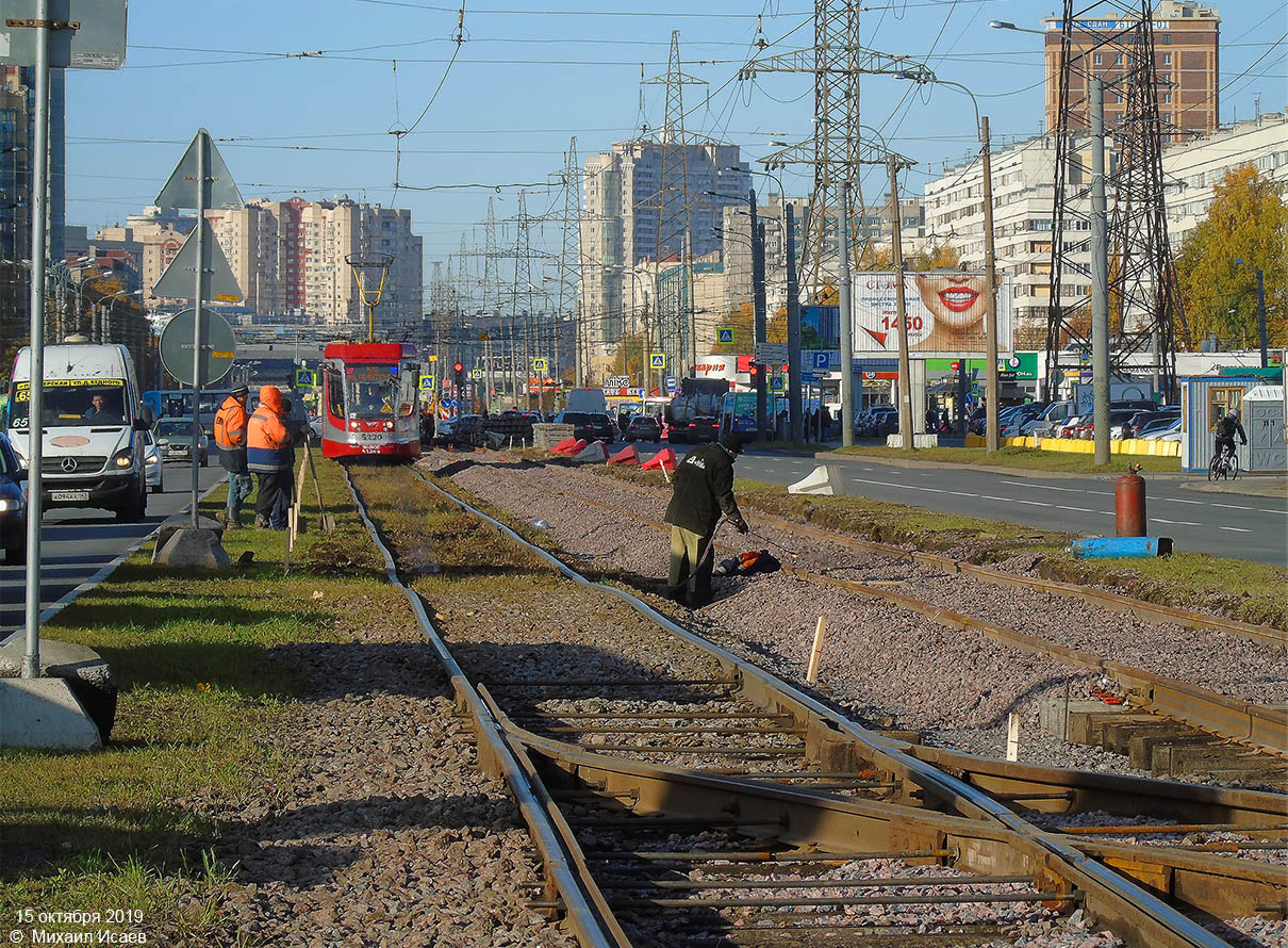 Saint-Petersburg — Track repairs; Saint-Petersburg — Tram lines and infrastructure