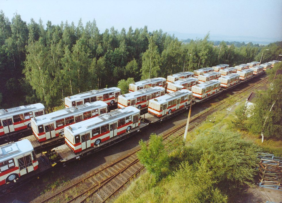 Ostrov — New Škoda trolleybuses; Tashkent — Old photos