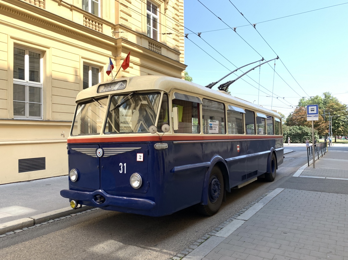 Брно, Škoda 7Tr4 № 31; Брно — Streetparty 150 — празднование 150-летия городского транспорта в г. Брно