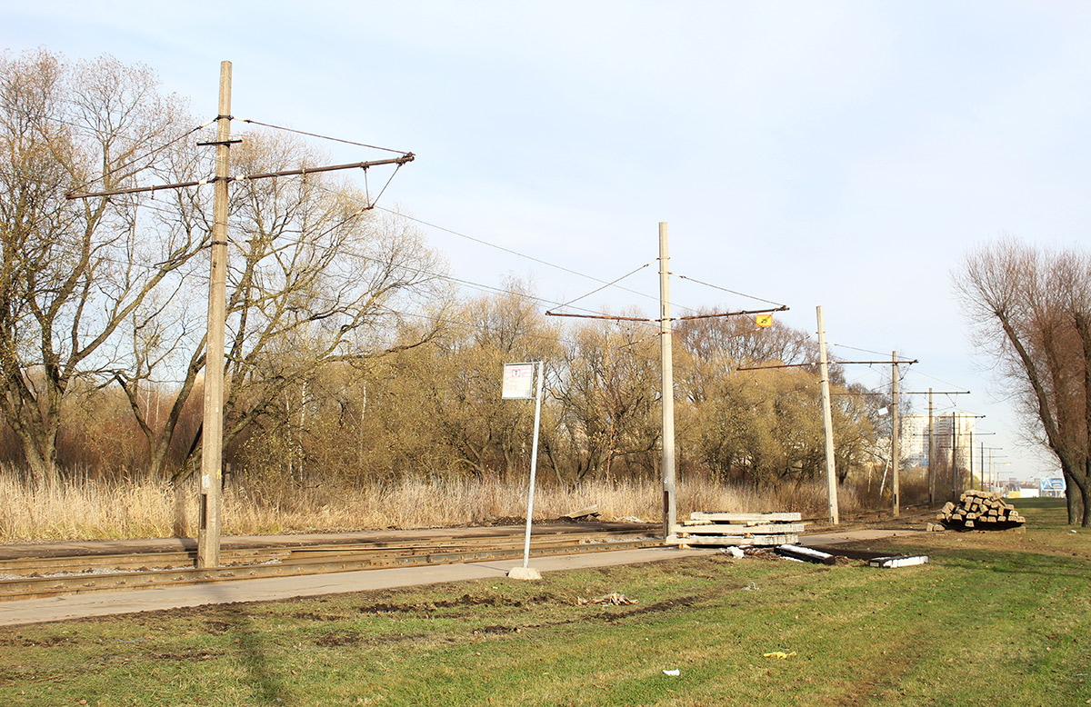 Szentpétervár — Track repairs
