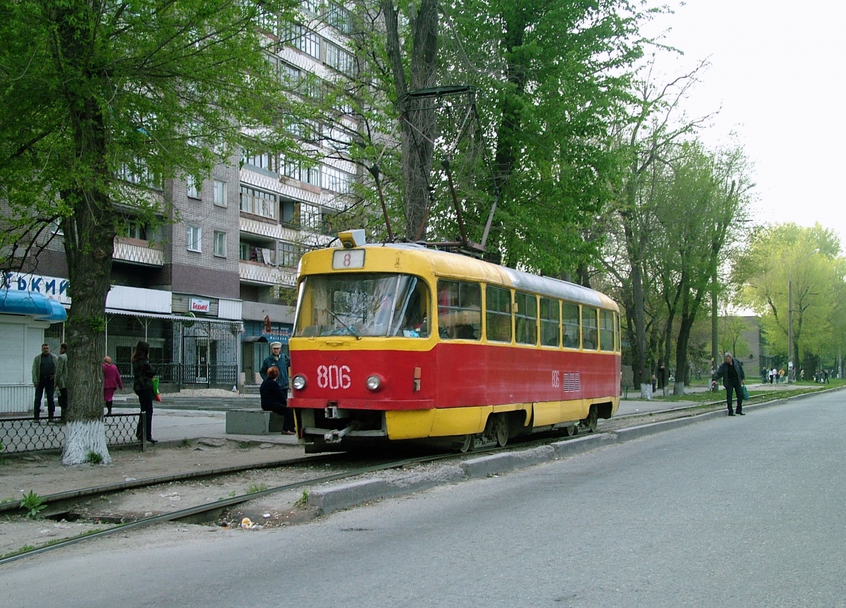 Запорожье, Tatra T3SU № 806; Запорожье — Трамвайные линии