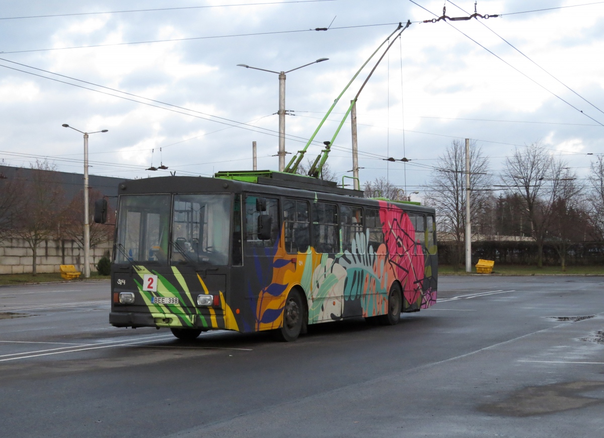 Каунас, Škoda 14Tr89/6 № 314; Каунас — Троллейбусный парк