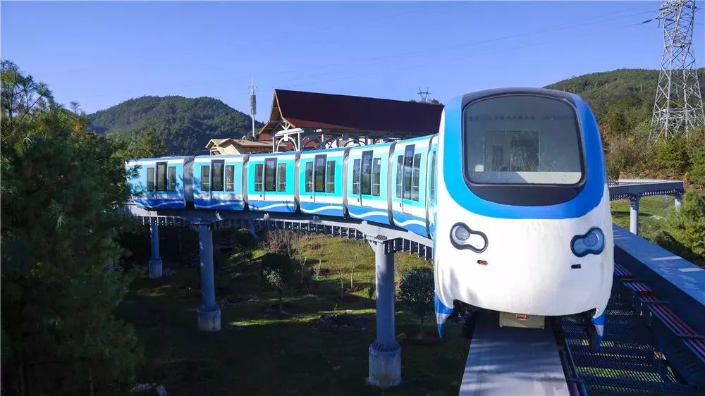 Liupanshui — Monorail line Yeyuhai Resort
