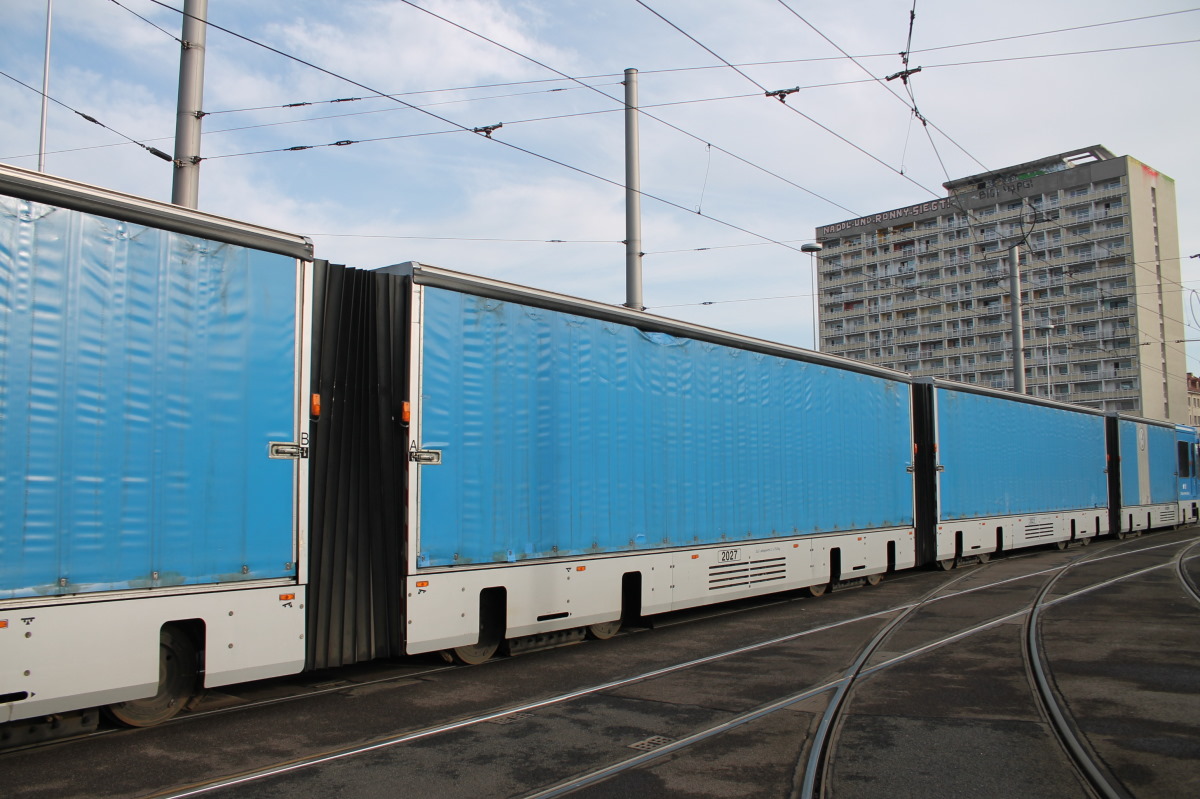 Drážďany, CarGoTram trailer car č. 2027; Drážďany — Freight tramway "CarGoTram" (2001 — 2020)