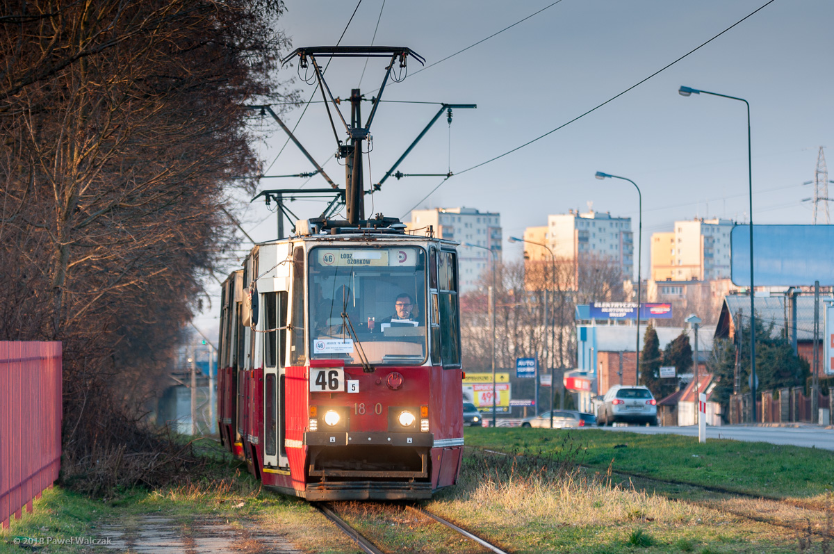 Łódź, Konstal 805Na — 1830; Łódź — Suburban trams — Zgierz