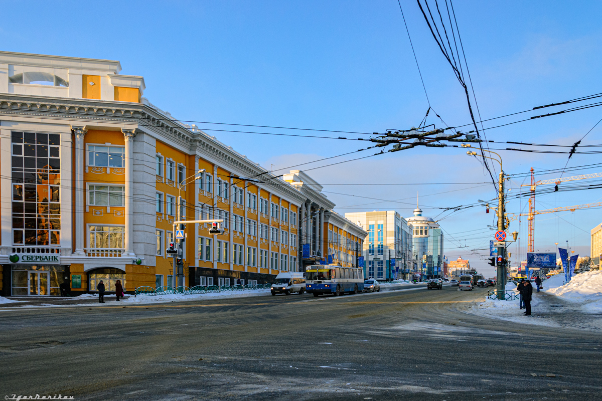 Саранск — Троллейбусные линии — центр города