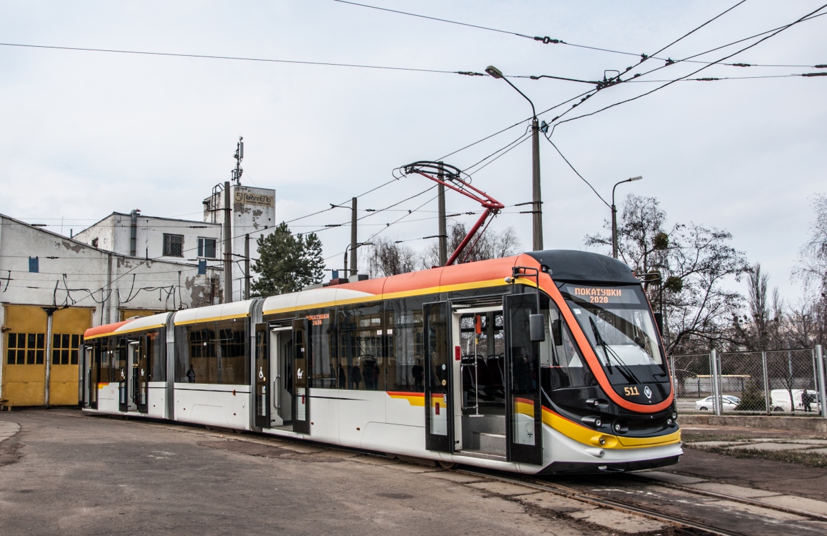 Kiev, K1M6 Nr. 511; Kiev — Trip on trams KT3UA, К1М6 and T3UA-3 7th 07.03.2020