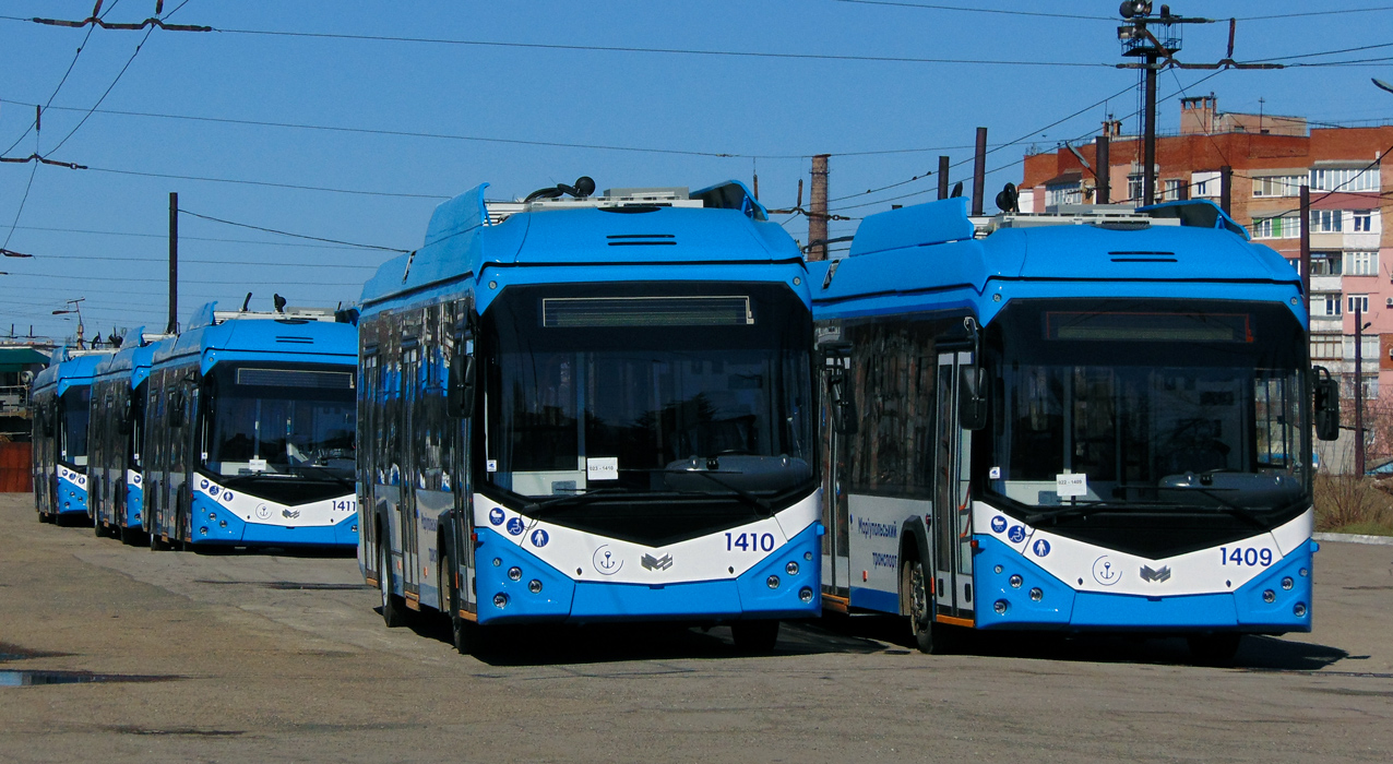 Мариуполь, АКСМ 321 (БКМ-Україна) № 1410; Мариуполь — Новые троллейбусы: АКСМ Украина