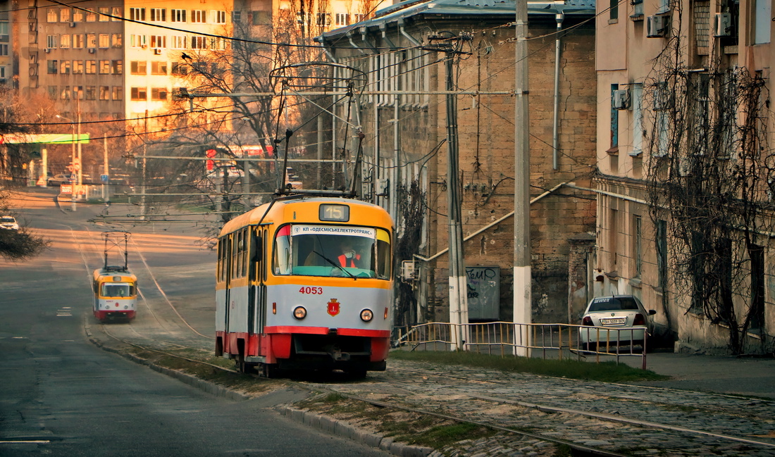 Odesa, Tatra T3R.P № 4053; Odesa — City Transport and Quarantine Restrictions