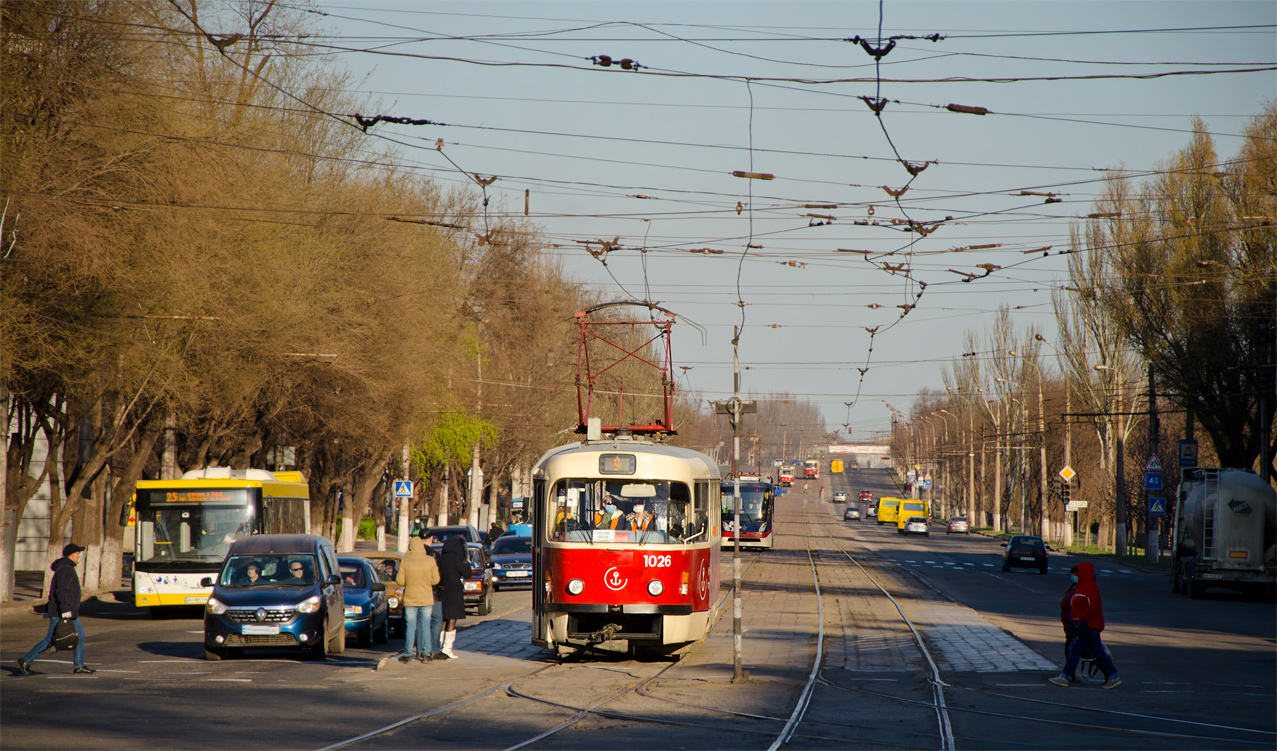 Mariupol, Tatra T3SUCS № 1026