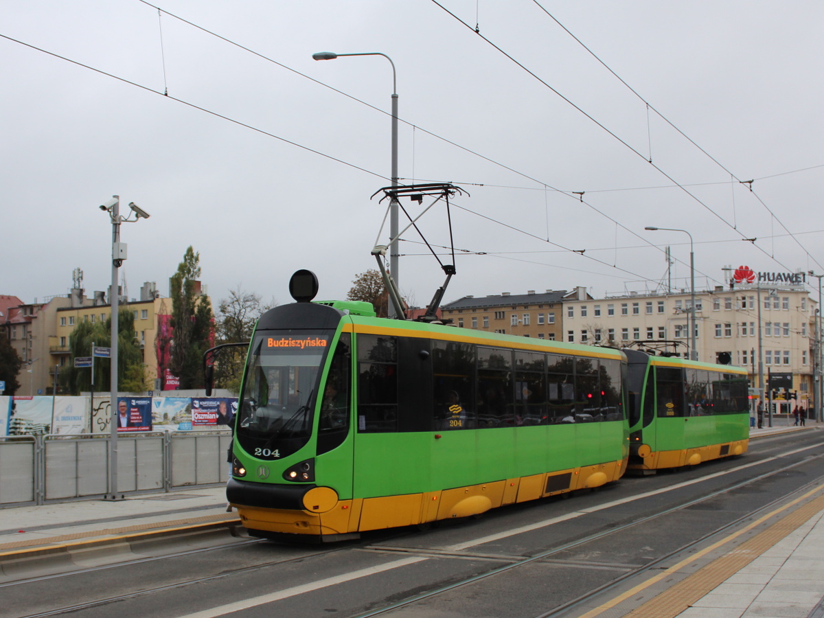 Познань, Konstal 105N-Alfa HF07 № 204