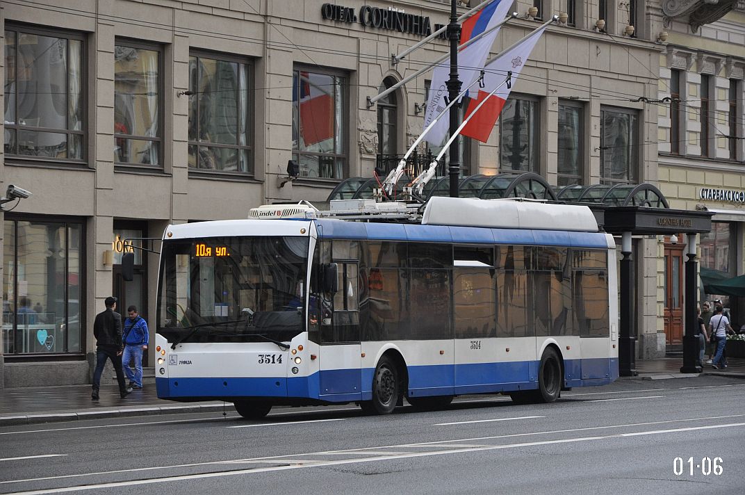 Санкт-Петербург, Тролза-5265.00 «Мегаполис» № 3514