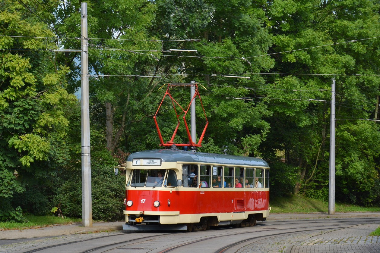 Либерец - Яблонец-над-Нисой, Tatra T2R № 17; Либерец - Яблонец-над-Нисой — 120 лет Либерецким трамваям