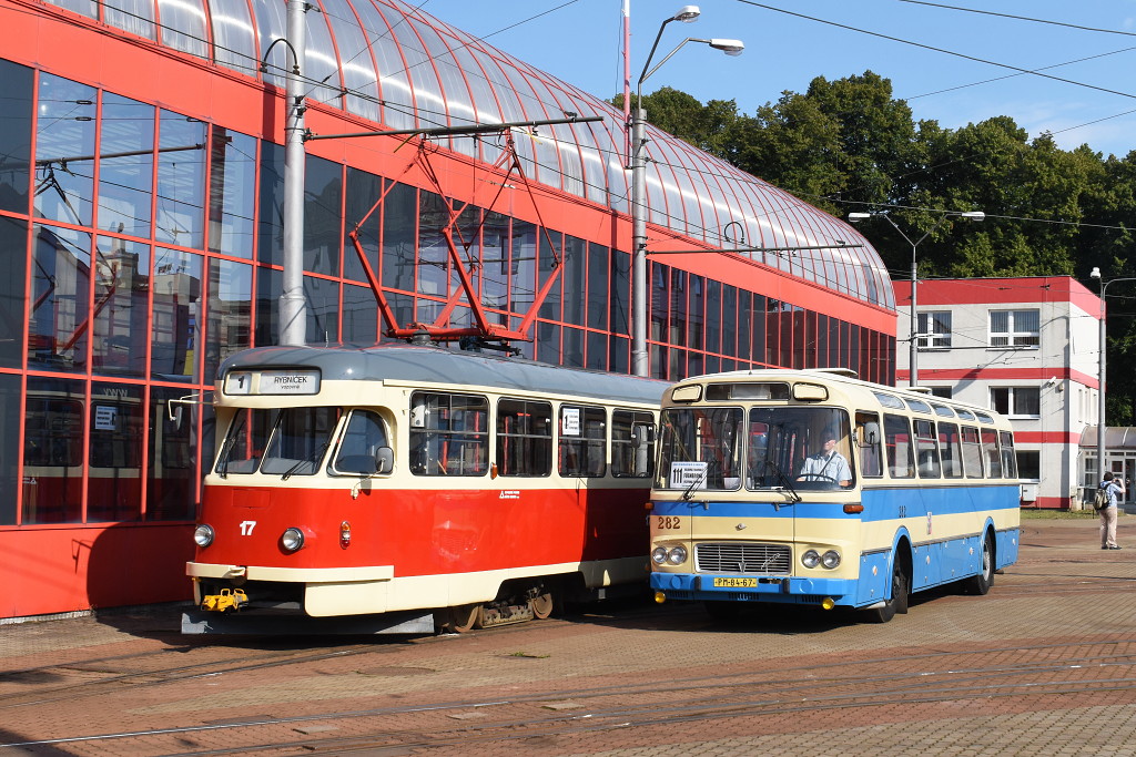 Liberec - Jablonec nad Nisou, Tatra T2R nr. 17; Liberec - Jablonec nad Nisou — 120th anniversary of Liberec trams