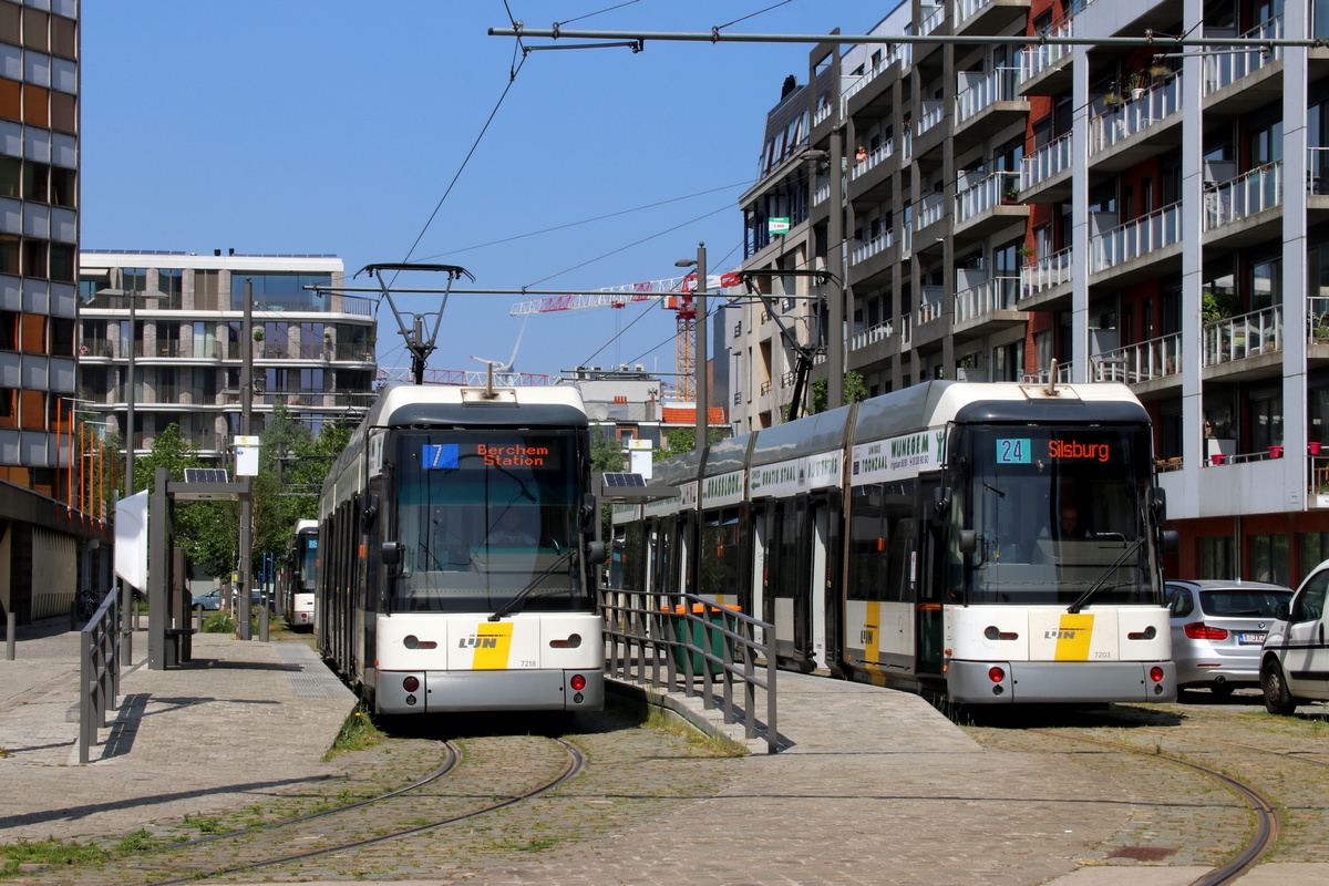 Antwerpen, Siemens MGT6-1-1 № 7218; Antwerpen, Siemens MGT6-1-1 № 7203