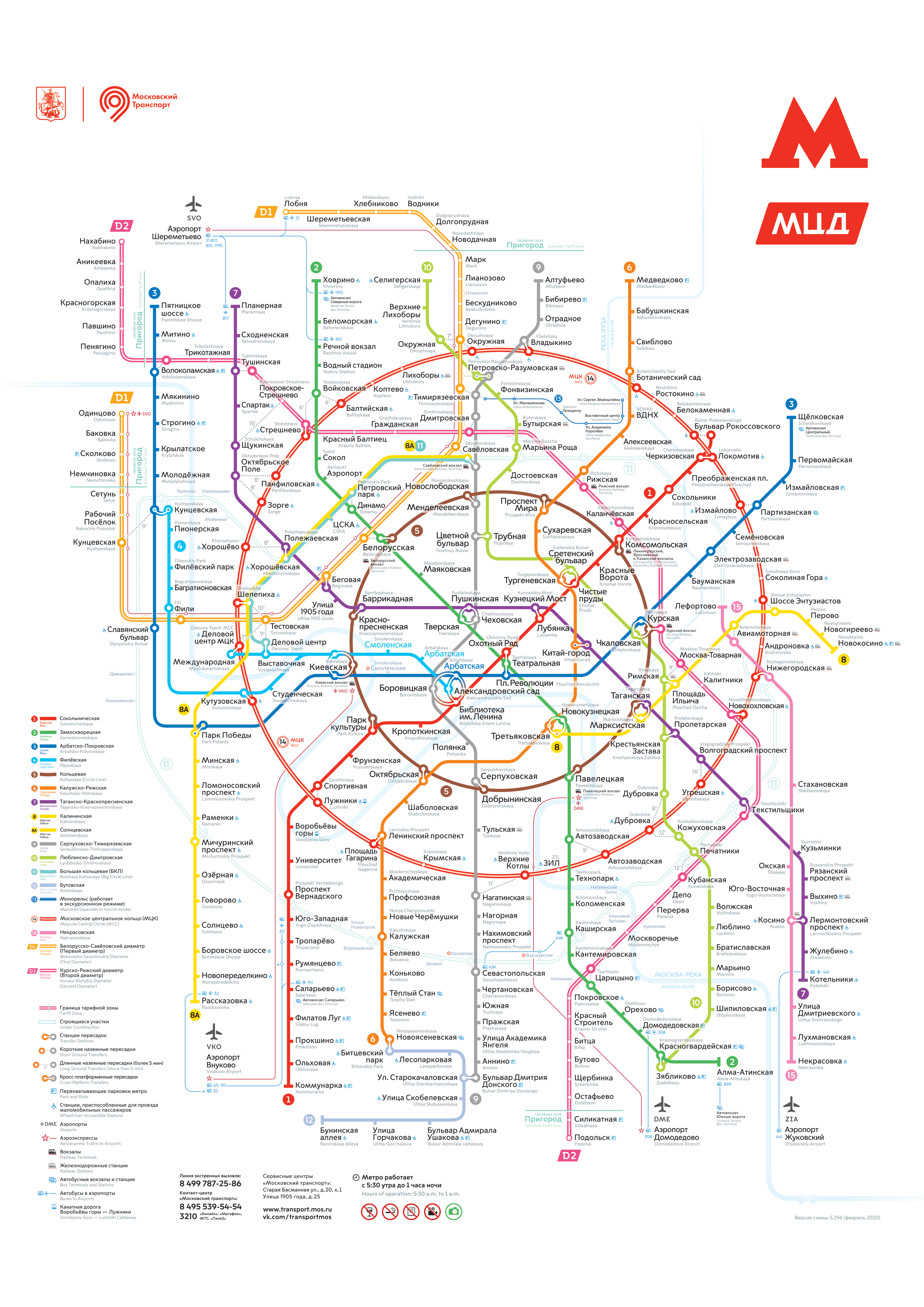 Москва — Метрополитен — Схемы