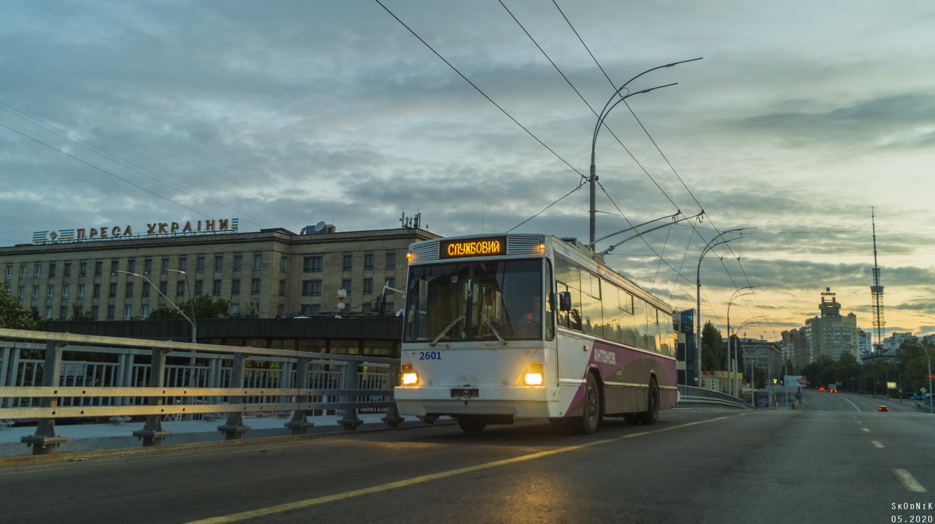 Kijev, Kiev-12.04 — 2601; Kijev — Trolleybus lines: Syrets, Dorohozhychi, Lukianivka, Shuliavka