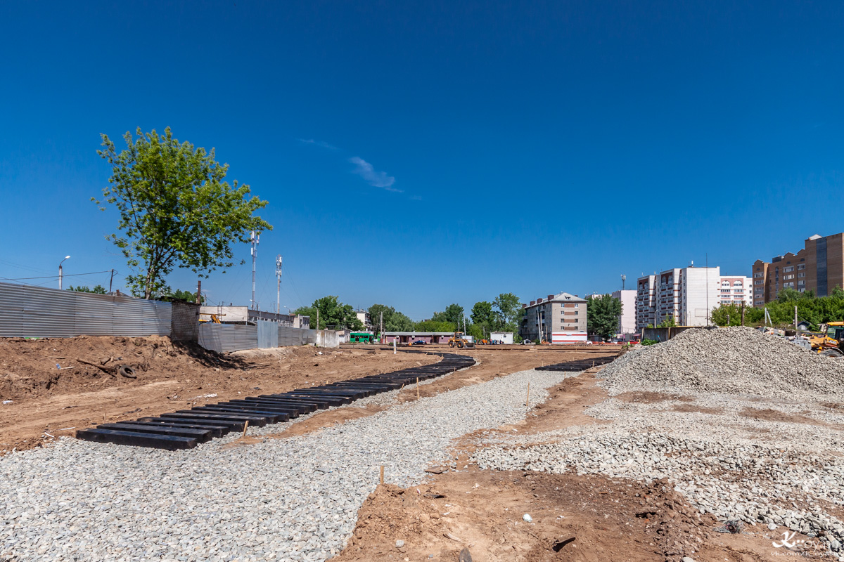 Kazań — Construction of tram line "SunCity — Boriskovo"