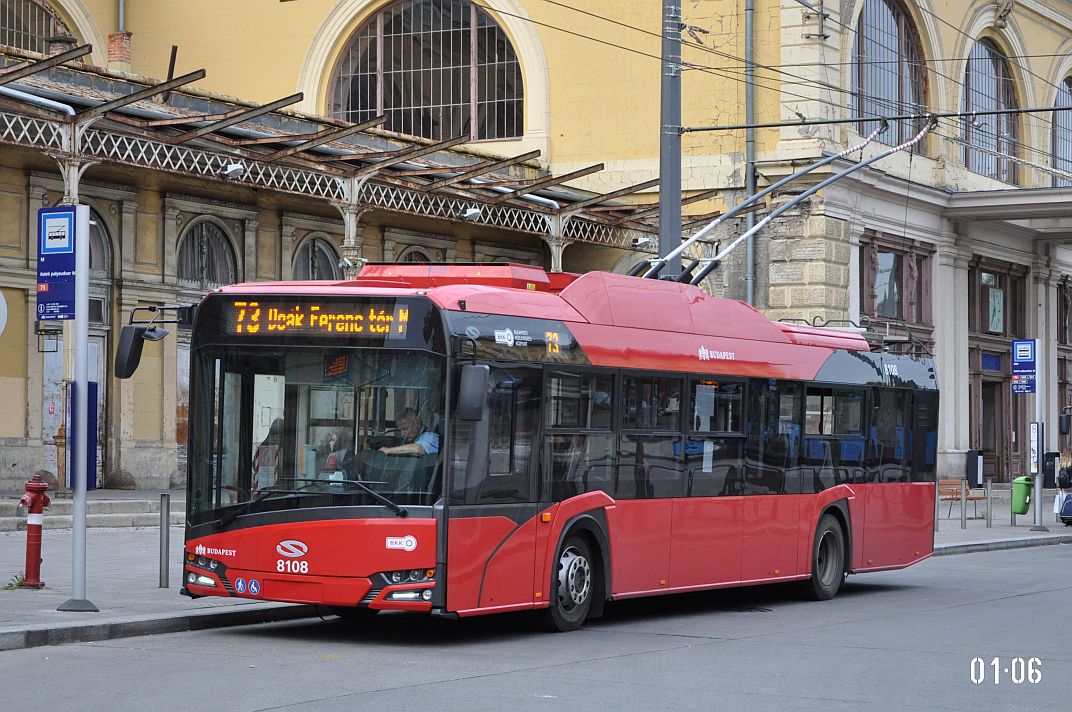 Будапеща, Solaris Trollino IV 12 Škoda № 8108